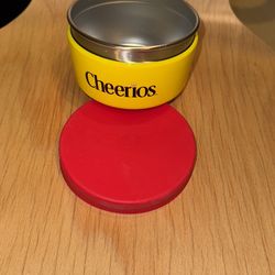 Cheerios Container with Lid - NEW