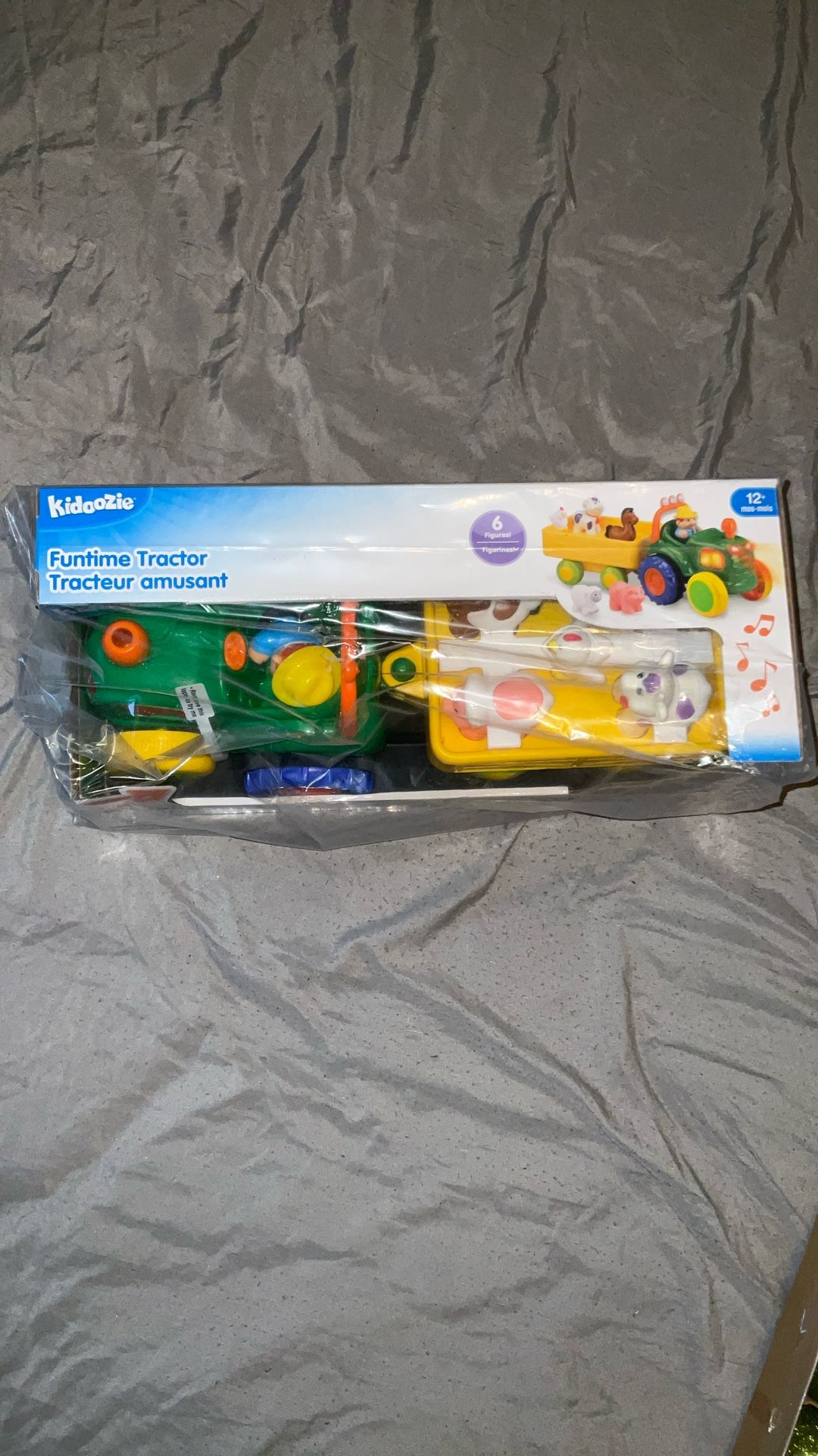 FUNTIME TRACTOR MADE BY KIDOOZIE FOR KIDS 12+MONTH 3AA-BATTERIES INCLUDED