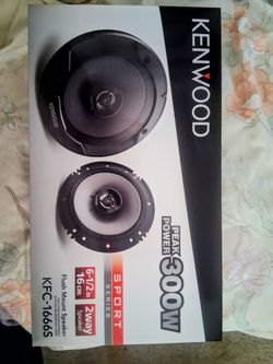 Kenwood 6.5 Door Speakers Brand New In The Box