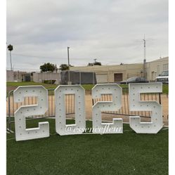 Marquee Numbers And Letters 
