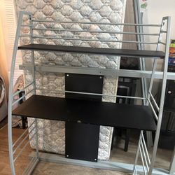 Loft Bed W/ Desk $50