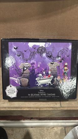 Disney Nightmare Before Christmas Puzzle with Bonus Poster