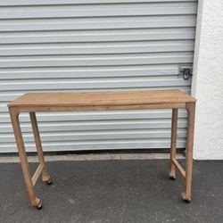Console Table With Wheels