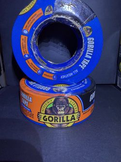 Gorilla All Weather Duct Tape Black 1.88 x 25 ya - UV and Temperature Resista