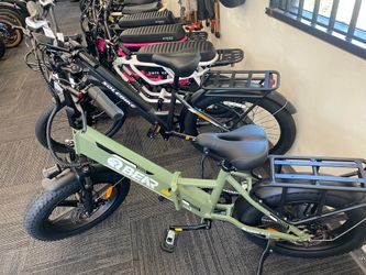 QBEAR F10 Step Thru Foldable Electric Bike