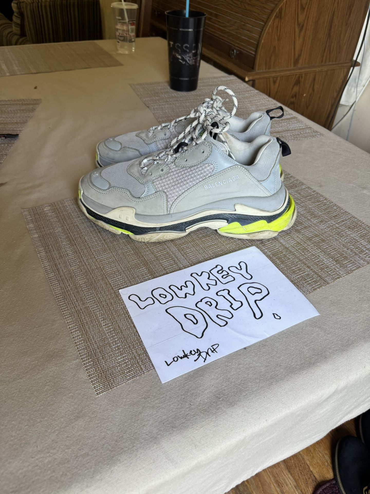 Balenciaga Triple S Grey Fluorescent