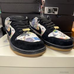 Size 9.5 Nike SB Dunk Low Supreme Remellzee DS OG All