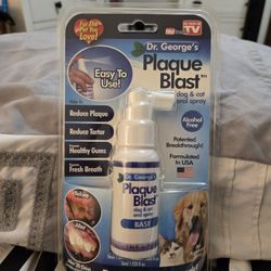 New. Dr. George's Plaque Blast. Dog & Cat Oral Spray.