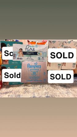 Pampers Diapers Size 1, size 3 OBO