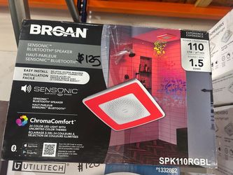 Broan Bluetooth Bath Ventilation Fan with Speaker