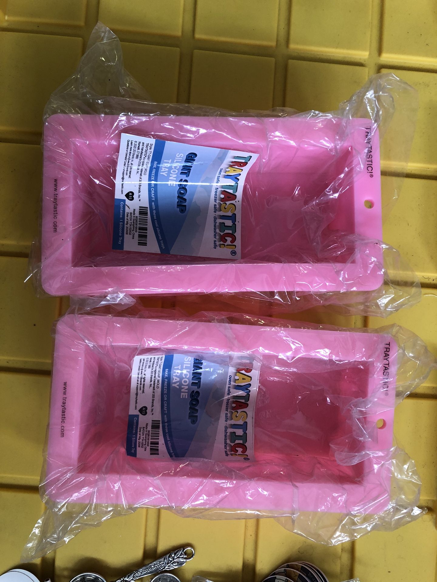 Two Silicone Soap Molds