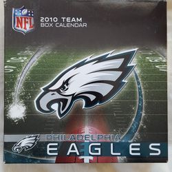 Philadelphia EAGLES 2010 Team Box Calendar