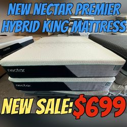 NEW NECTAR PREMIER HYBRID KING MATTRESS