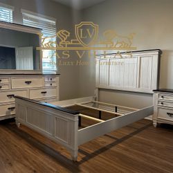 Bedroom Set , Bed , Nightstand,Dresser,Mirror 