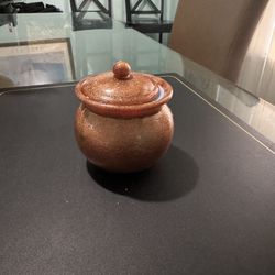 Vintage Styled Scented Candle In A Pot