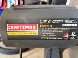 Craftsman Professional 14-Inch Cut Off Machine