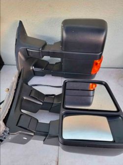 08-16 Ford F250 F350 F450 F550 Super Duty Tow Mirrors Espejos Retrovisores