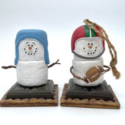 Vintage Midwest The Original Smoores Ornaments Daniel Boone Mary And Football