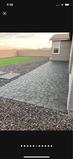 Pavers turf travertine sod