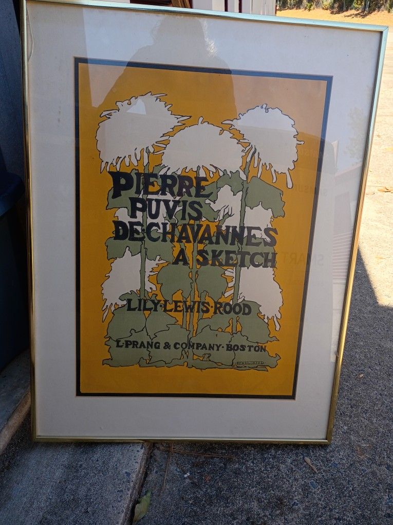 Pierece Puvis De Chavannes A Sketch Rare 