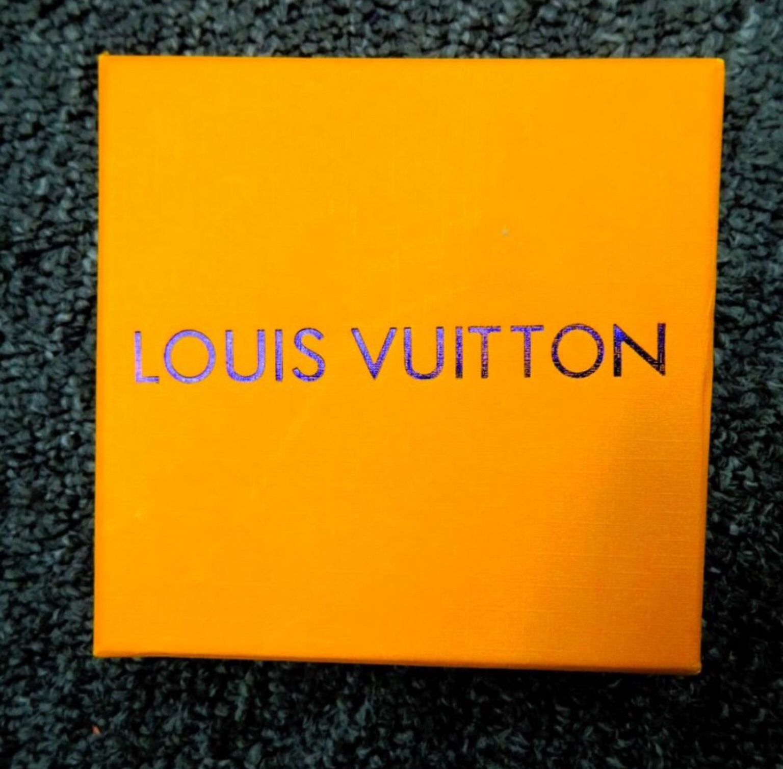 Louis Vuitton Empty Gift Box Orange Authentic USED key case  Side:13.8cm＝5.43in