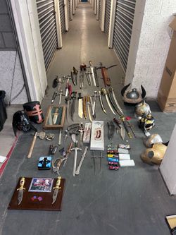 Medieval knights samurai pirates helmets collection