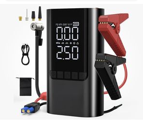 Jump starter With Air Compressor 6000A Peak 150 Psi Tire Inflator