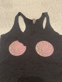 Pink Pan Dulce Concha Tank - Small 