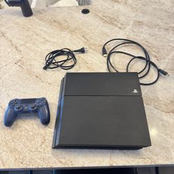  PS4 Console + DualShock 4 Controller (Tested, Works Great)