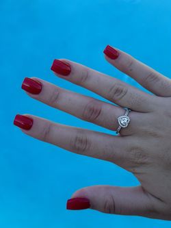 pandora elevated heart ring