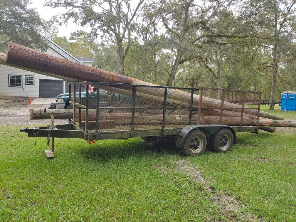 Heavy duty, Class 4, tandem axle trailer
