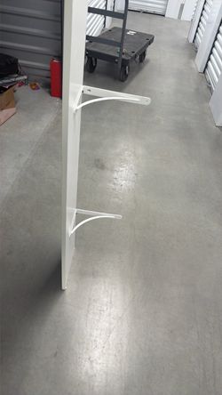 White wall shelf