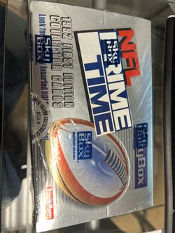 1992 sealed sky box NFL prime time