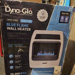 DYNA-GLO .....20,000 BTU WALL MOUNT I DOOR NATURAL GAS OR LIQUID PROPANE VRNT FREE CONVECTION HEATER....$ 140