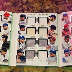 2017 Panini Treasure Chest /99  w/ Trout Harper Ichiro Kershaw 24X Jersey Bat Baseball Booklet