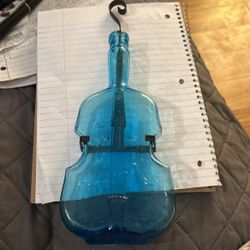 Turquoise Music Instrument With Metal Brace