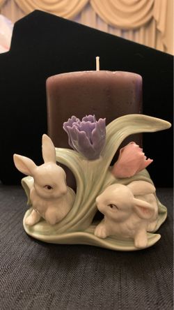 Bunny candle