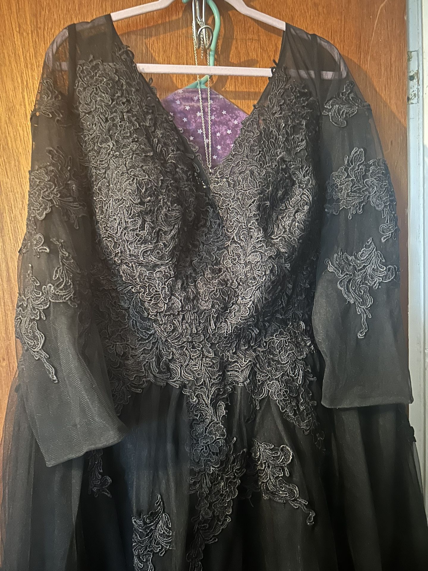 Black Lace Dress Size 24