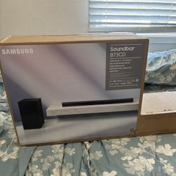Samsung Soundbar (HW-B73CD) 5.1 Ch Home Theater  | Wireless Subwoofer | Bass Boost | Dolby Digital & Game Mode