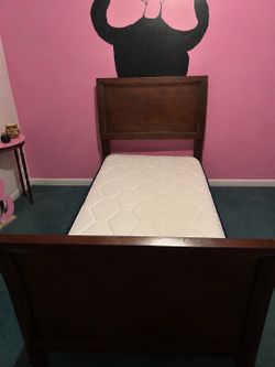 Toddler bed and mattress