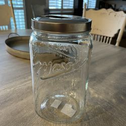 XL Glass Mason Jar