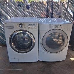 Washer LG And Dryer Electric Whirlpool 