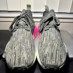 Adidas Mens NMD R1 Primeknit Utility Gray Camo