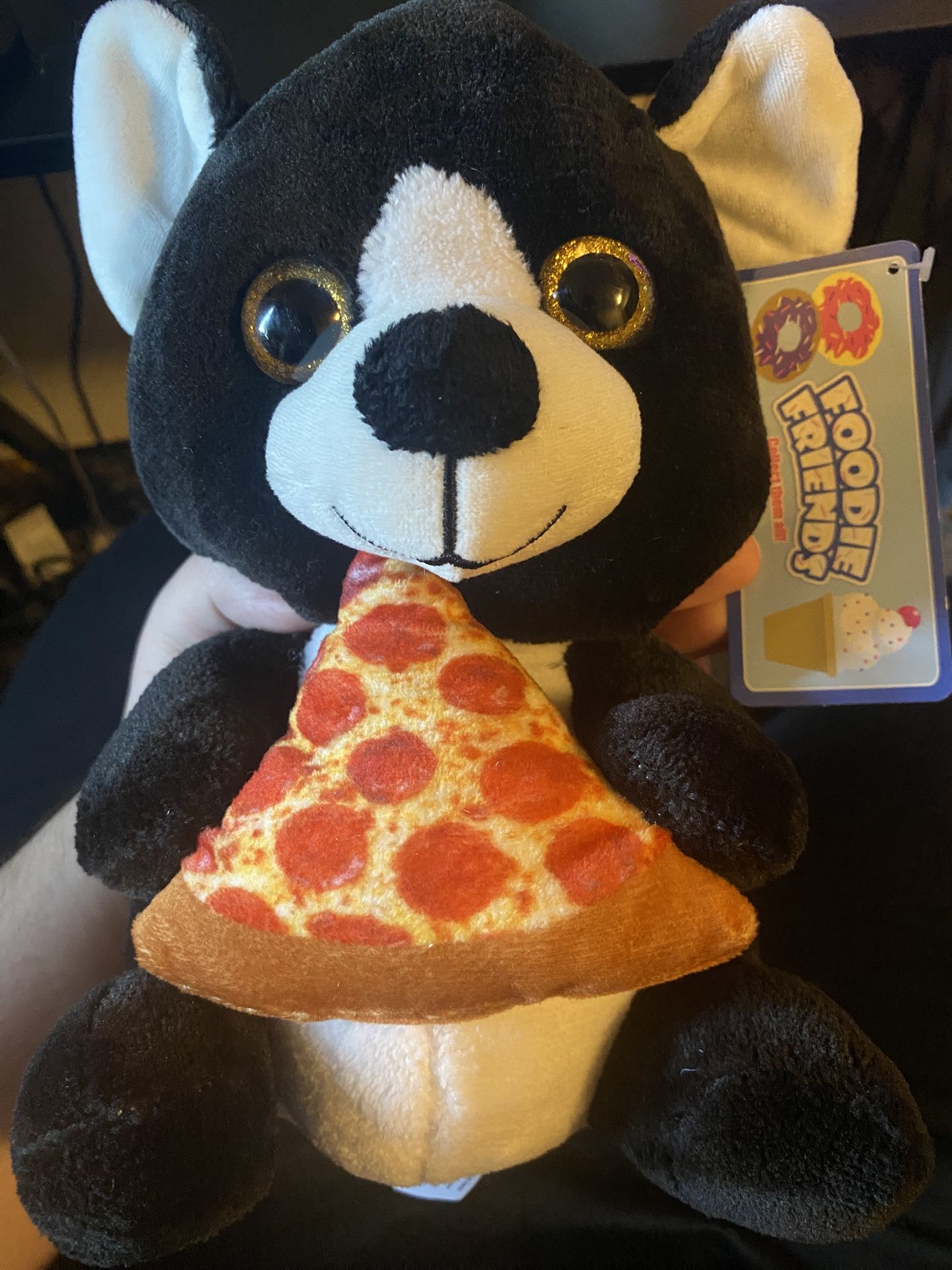 Dog Eating Pizza