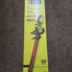 RYOBIONE+ 18V 22 in.​ Lithium-​Ion Cordless Hedge Trimmer (Tool Only)​