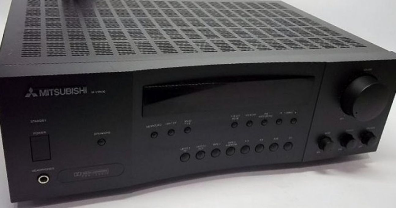 Used Mitsubishi Model M-VR400 Audio Video Receiver Without Remote (DDB)