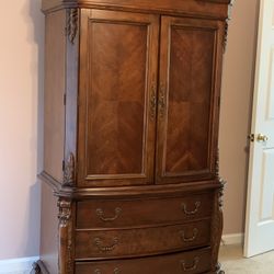Cherry Wood  Armoire