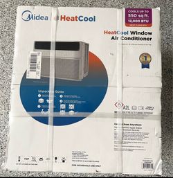 New Midea  220 volt 12,000 BTU Heat & Cool Window Air Conditioner