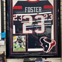 AUTHENTICATED Signed Arian Foster Jersey