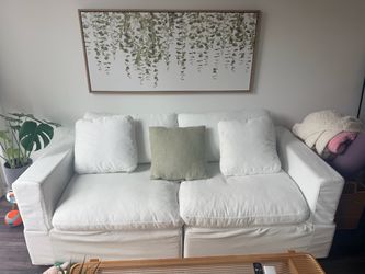 White couch